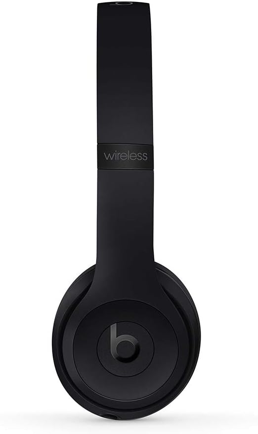 Beats Solo3 Wireless On-Ear Headphones - Apple W1 Headphone Chip, Class 1 Bluetooth, 40 Hours of Listening Time, Built-in Microphone - Black