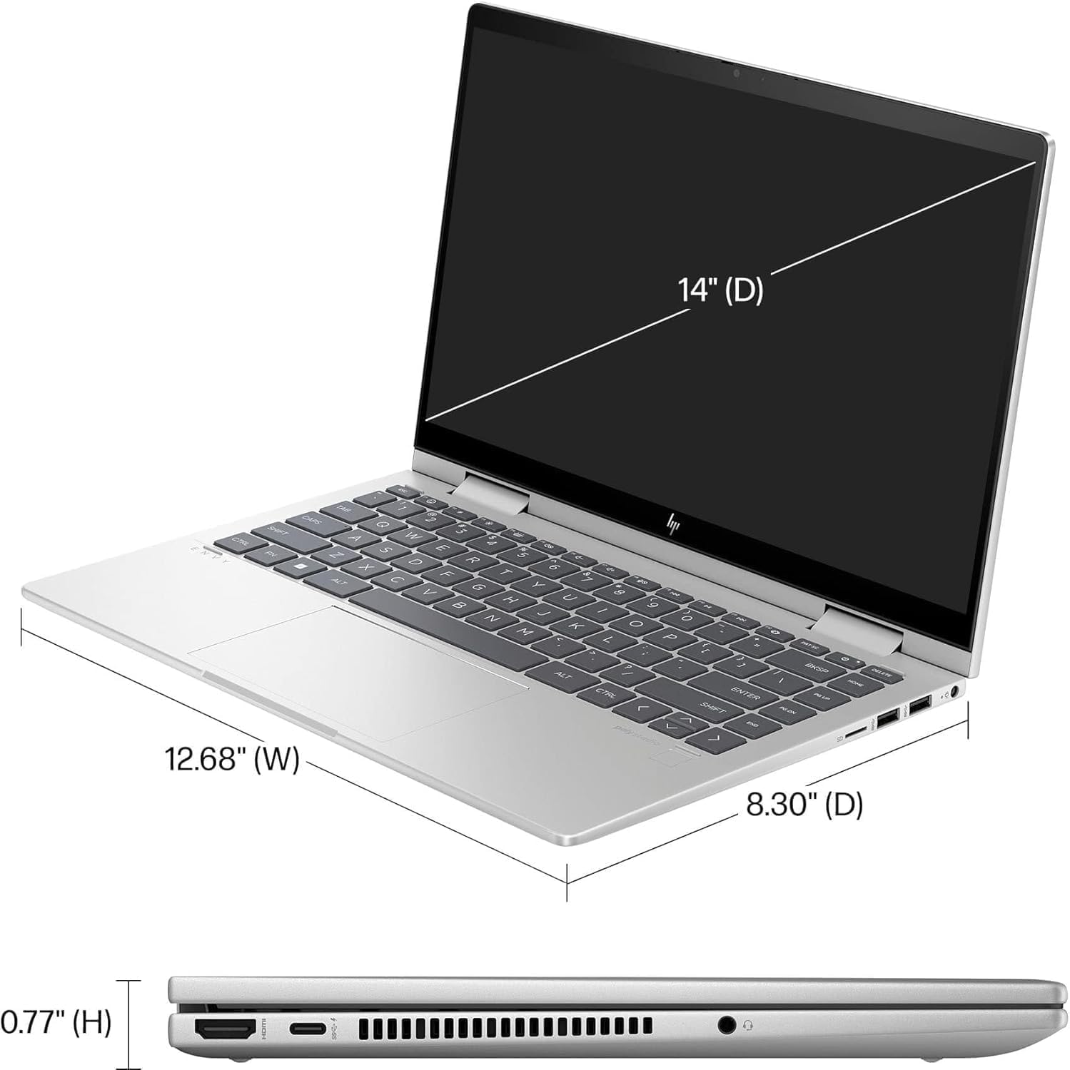 HP Envy x360 2-in-1 Laptop, 14