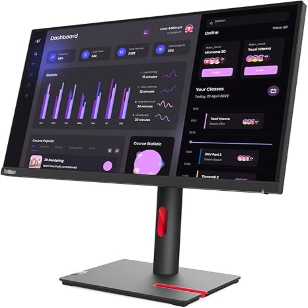 ThinkVision T24i‑30 Monitor - 23.8 inch Full HD IPS