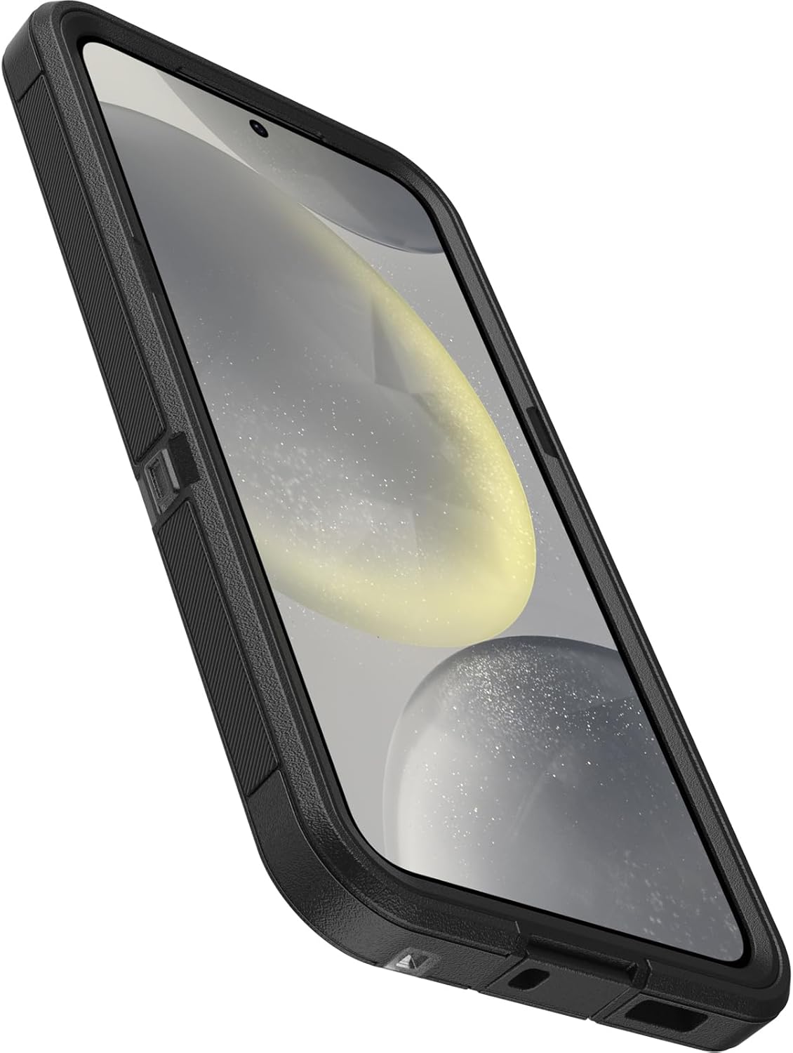 OtterBox Samsung Galaxy S24 Defender Series XT Clear Case - Dark Side (Clear/Black), Screenless, Rugged, Lanyard Attachment