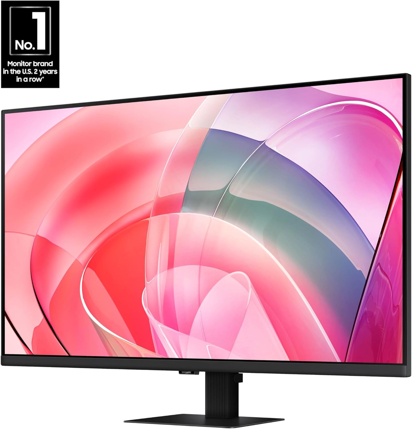 SAMSUNG 32-Inch ViewFinity S7 (S70D) Series 4K UHD High Resolution Monitor with HDR10, Multiple Ports, Easy Setup Stand, Advanced Eye Care, LS32D702EANXGO, 2024