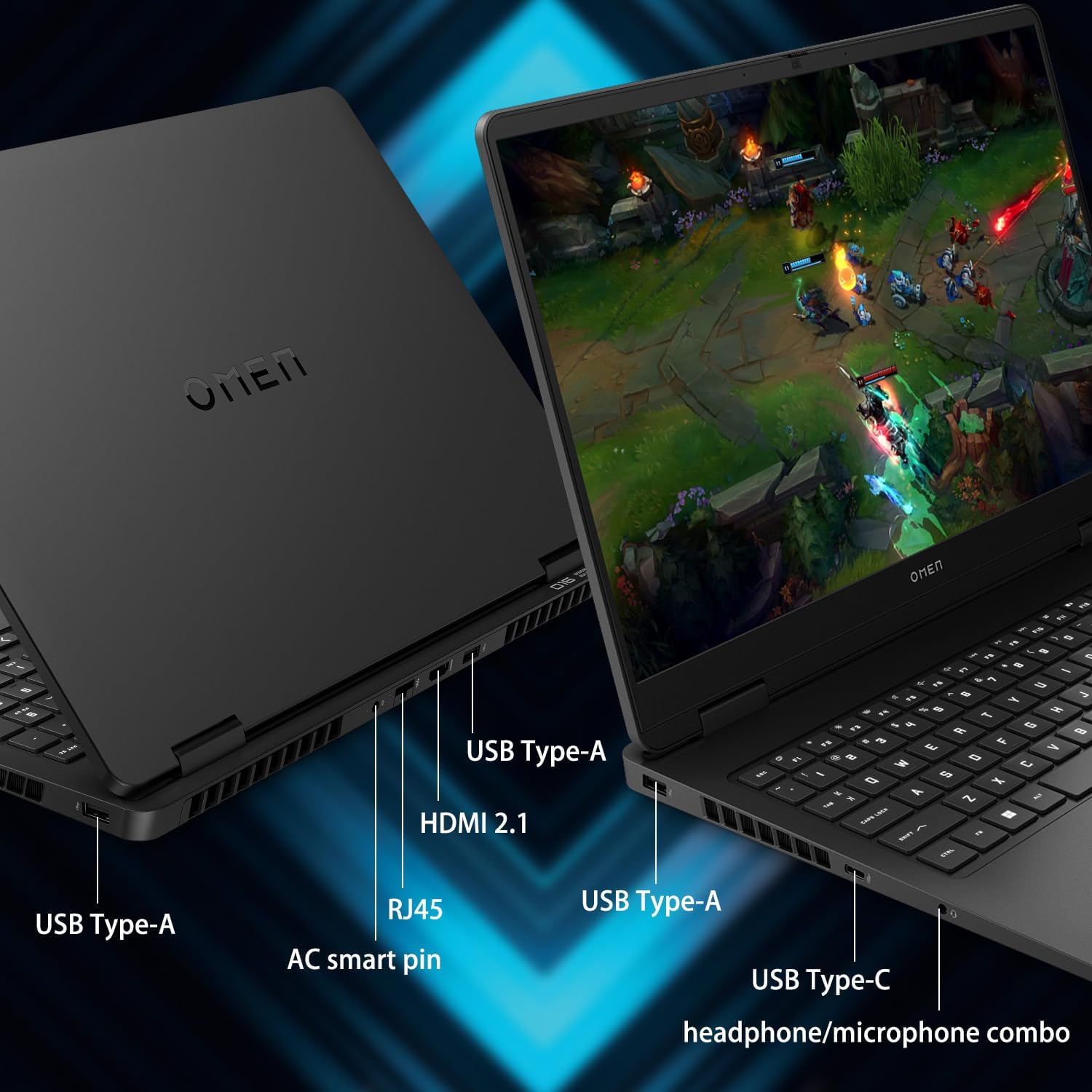 HP OMEN 16 Ultra Slim RTX 5060 2025 AI Pro Gaming Laptop, 16