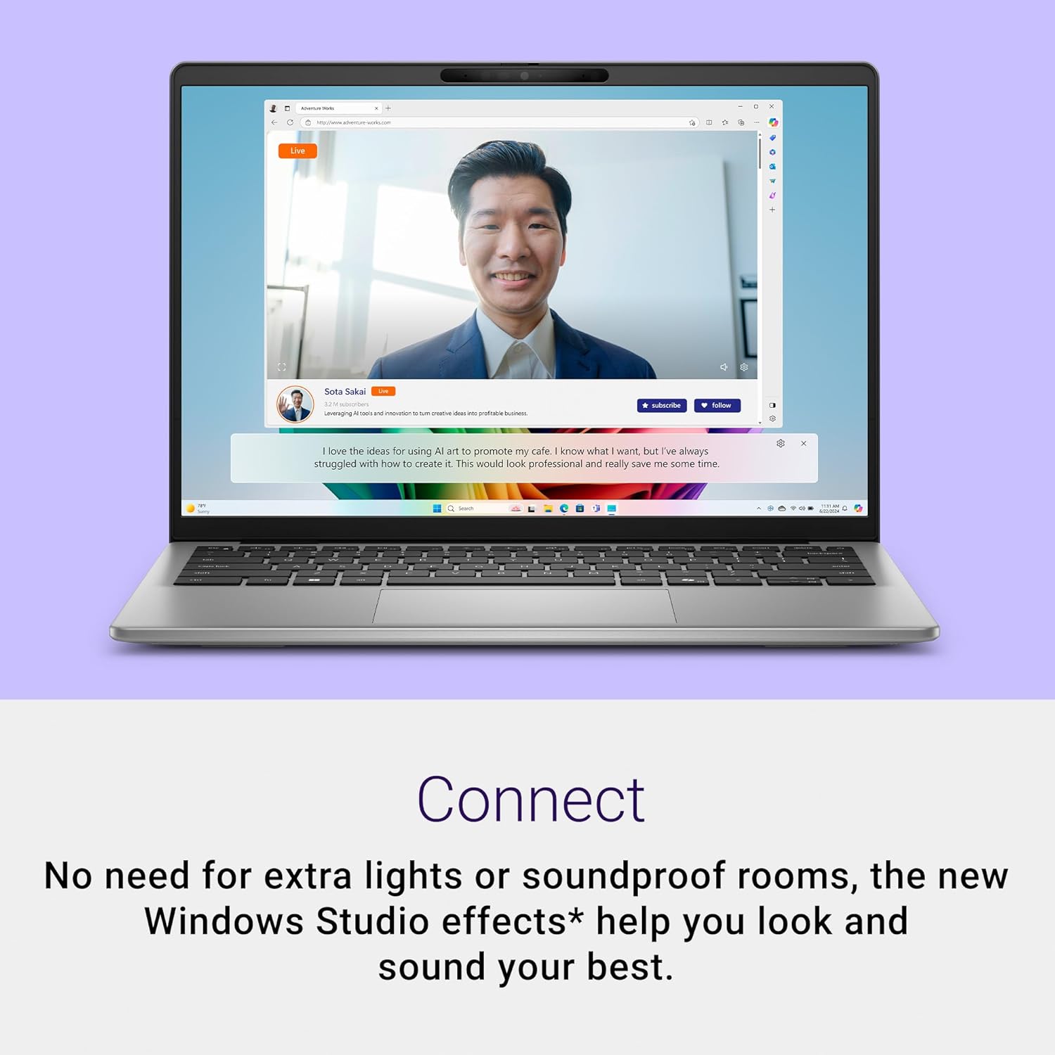 Dell Copilot + Inspiron 14 PC 5441 Laptop - 14-inch FHD+ (1920x1200) Display, Snapdragon X Plus - X1P-64-100, 16GB LPDDR5X RAM, 1TB SSD, Qualcomm Adreno, Windows 11 Home, Onsite Service - Titan Gray