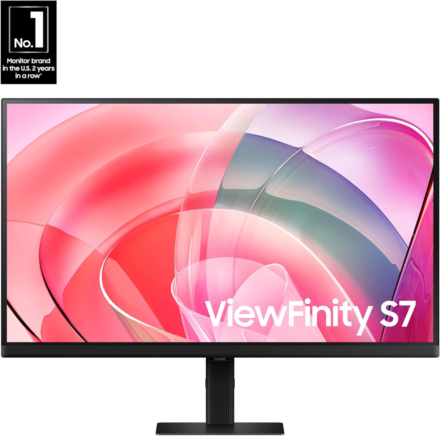 SAMSUNG 32-Inch ViewFinity S7 (S70D) Series 4K UHD High Resolution Monitor with HDR10, Multiple Ports, Easy Setup Stand, Advanced Eye Care, LS32D702EANXGO, 2024