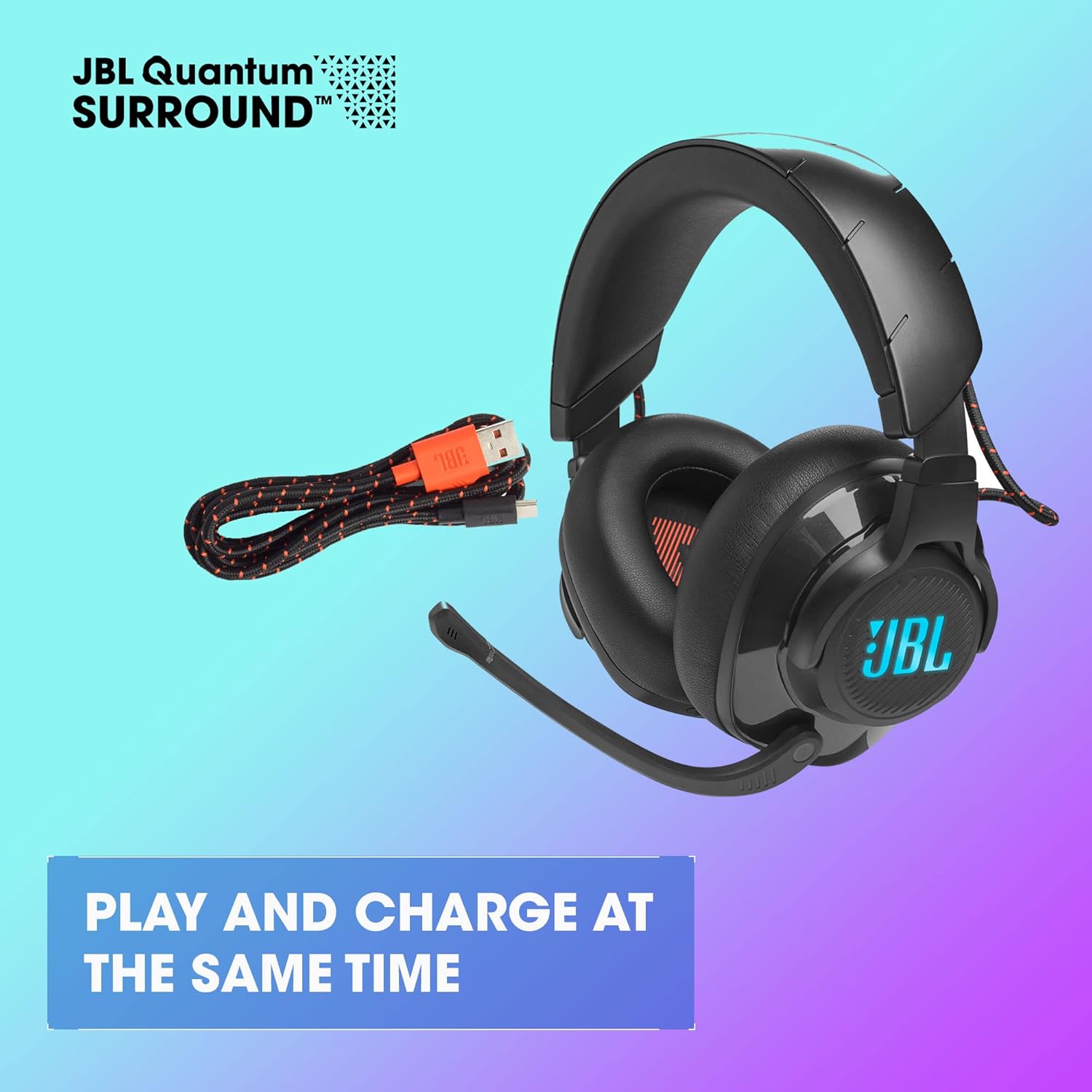JBL Quantum 610 Wireless - Wireless Over-Ear Gaming Headset,