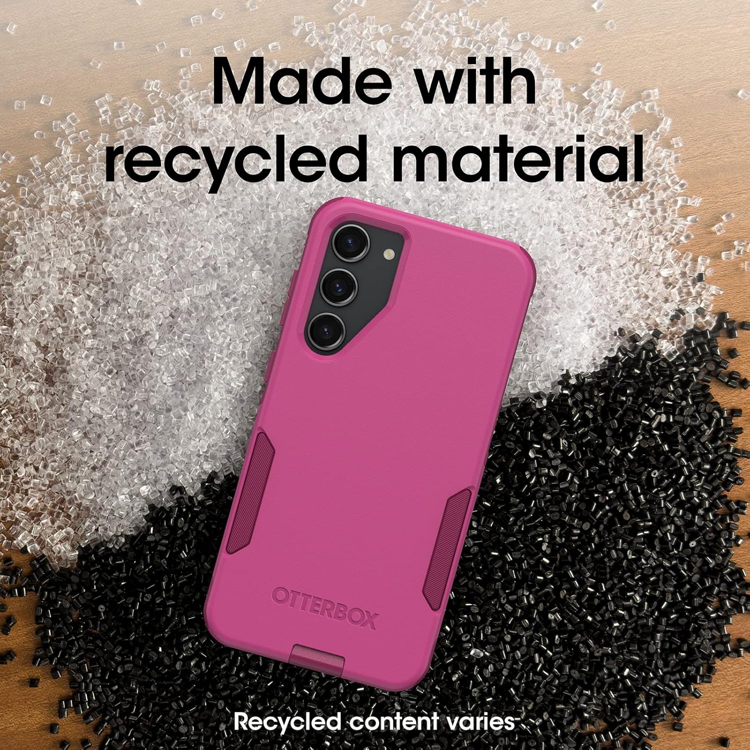 OtterBox Galaxy S23+ Commuter Series Case - INTO The Fuchsia (Pink), Slim & Tough, Pocket-Friendly, with Port Protection