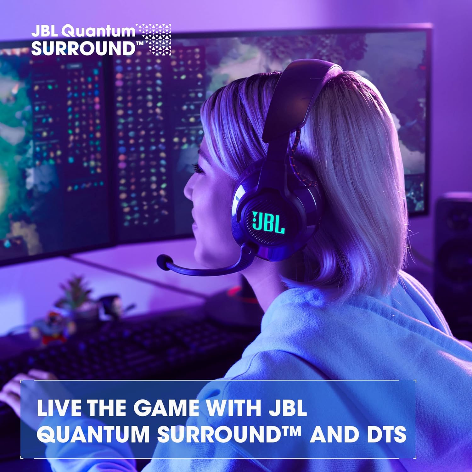 JBL Quantum 610 Wireless - Wireless Over-Ear Gaming Headset,