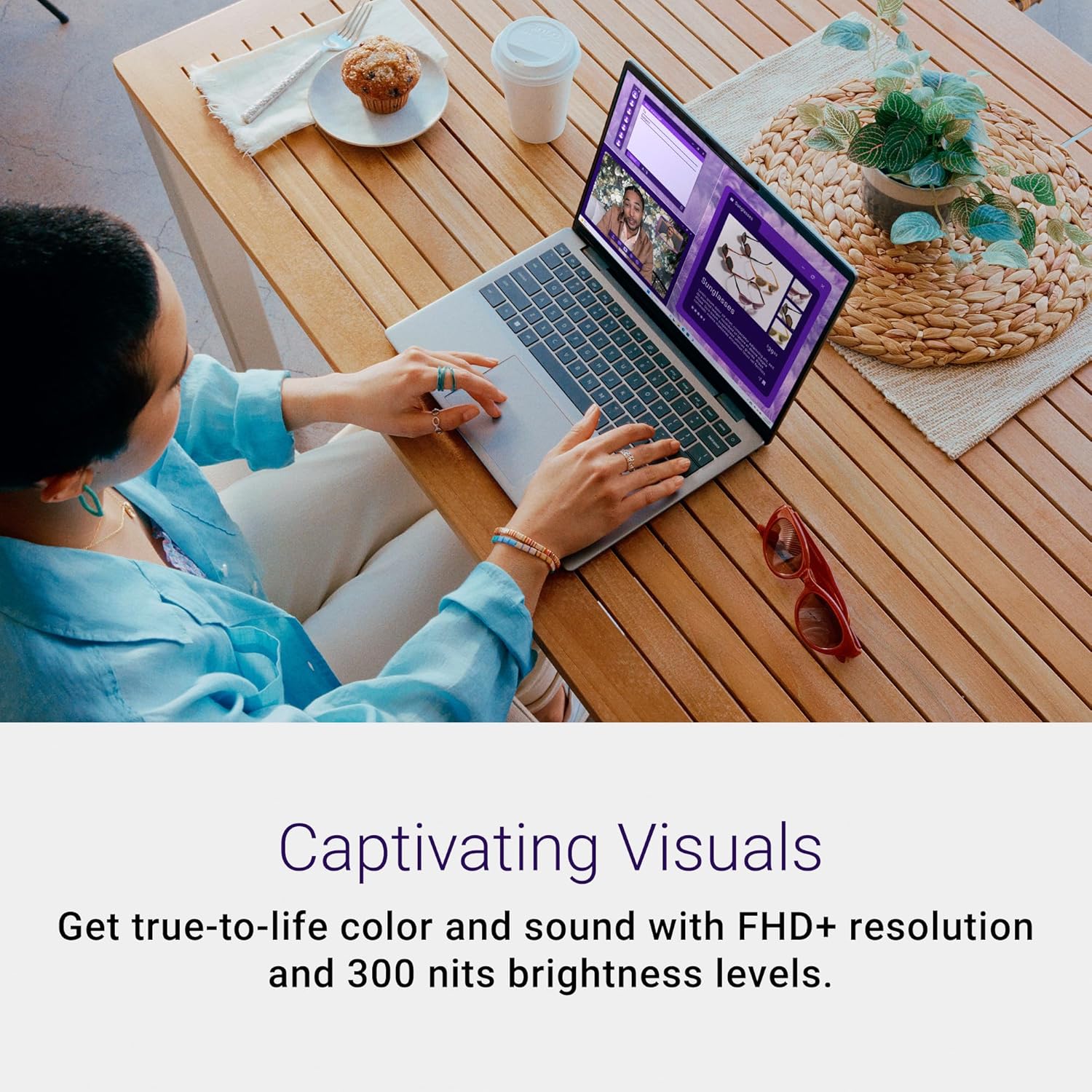 Dell Copilot + Inspiron 14 PC 5441 Laptop - 14-inch FHD+ (1920x1200) Display, Snapdragon X Plus - X1P-64-100, 16GB LPDDR5X RAM, 1TB SSD, Qualcomm Adreno, Windows 11 Home, Onsite Service - Titan Gray