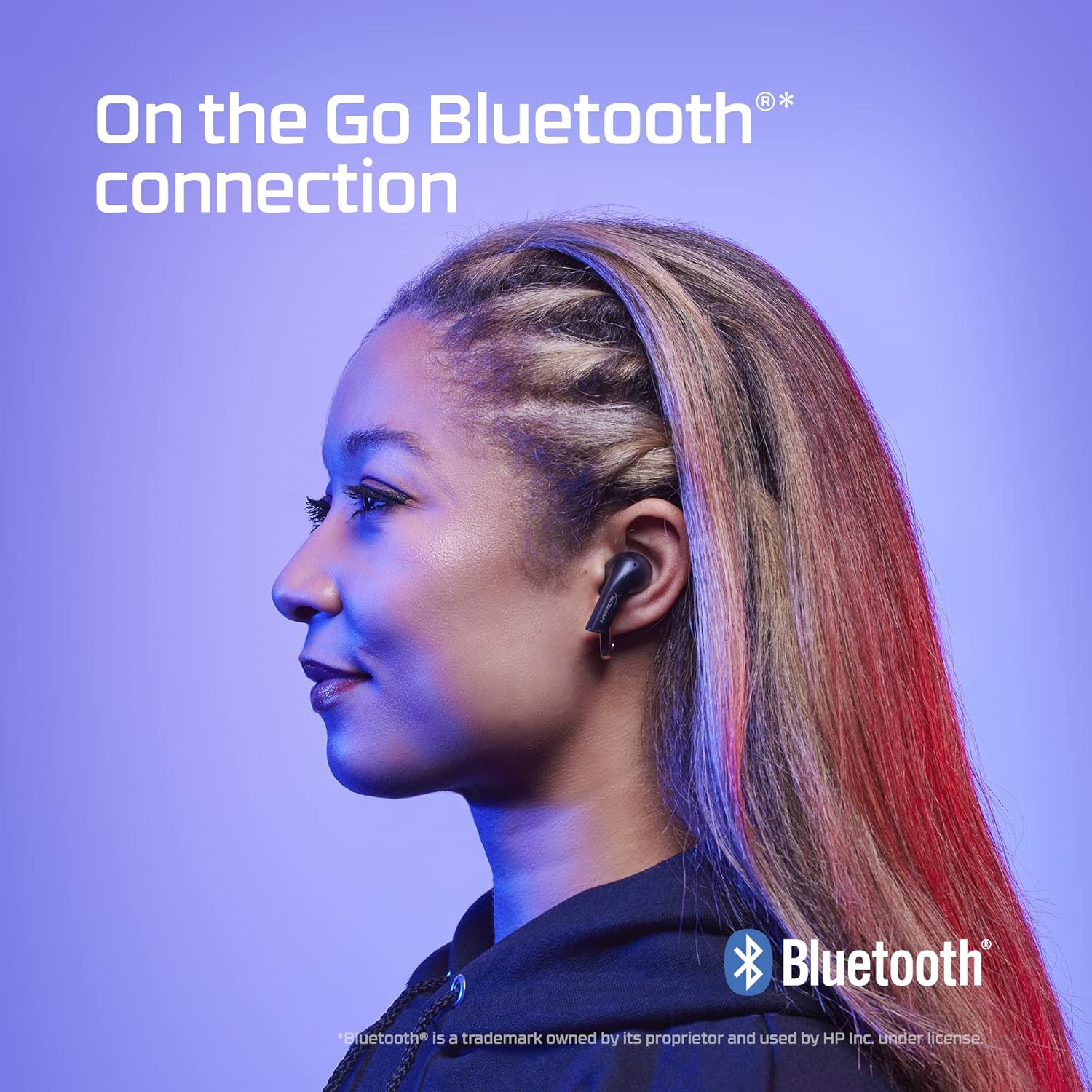 HyperX Cloud Mix Buds - True Wireless Earbuds, Low Latency 2.4GHz Gaming Mode, Bluetooth Compatible, Long-Lasting Battery, 12mm Drivers, 3 Silicone Ear Tip Sizes, DTS Headphone:X