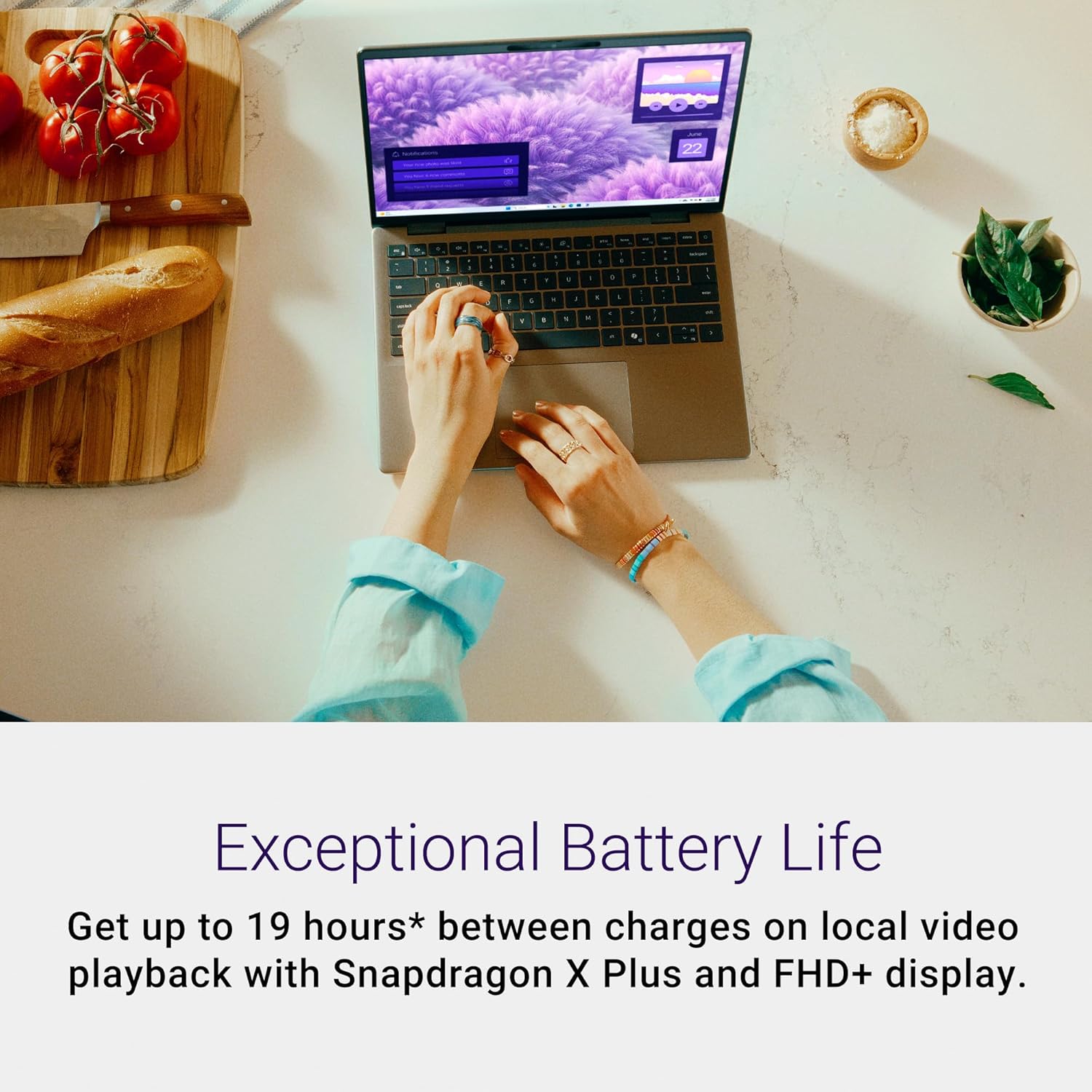 Dell Copilot + Inspiron 14 PC 5441 Laptop - 14-inch FHD+ (1920x1200) Display, Snapdragon X Plus - X1P-64-100, 16GB LPDDR5X RAM, 1TB SSD, Qualcomm Adreno, Windows 11 Home, Onsite Service - Titan Gray